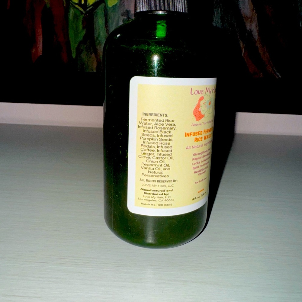 Infused Fermented Rice Water 8oz - Picture 3 of 5